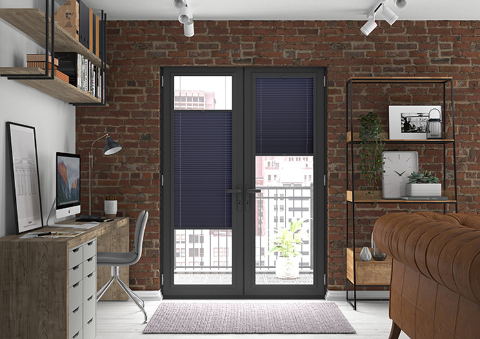 Pleated (Blackout), Navy - Perfect Fit Blind - Image 6